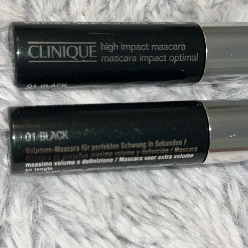 Clinique High Impact Mascara - Sample‎ Size 3.5 ml / .14 oz Lot of 2 Set